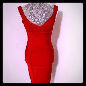 Sexy Red House of CB Dress